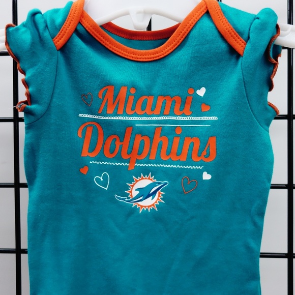 NFL Littlest Fan Miami Dolphins Onsie 18M - Picture 2 of 4